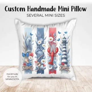 Beach Tiered Tray Mini Pillow: Nautical Decor