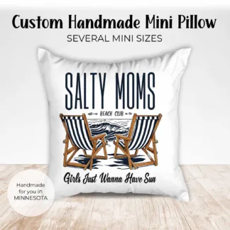 Beach Chair Mini Pillow: Summer Tiered Tray Decor