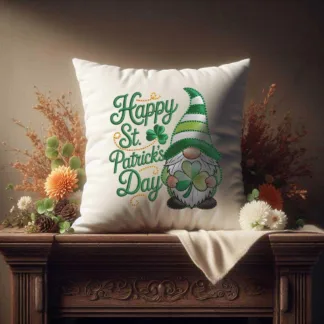 Happy St. Patrick's Day Pillow: Home and Miniature Decor