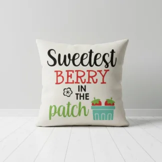 Strawberry Mini Pillow – Dollhouse & Seasonal Home Décor | Handmade in Minnesota