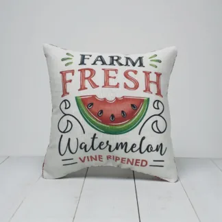 Watermelon Mini Pillow: Summer Tiered Tray Decor