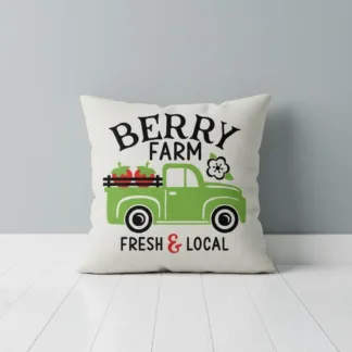 Strawberry Mini Pillow – Dollhouse & Seasonal Home Décor | Handmade in Minnesota