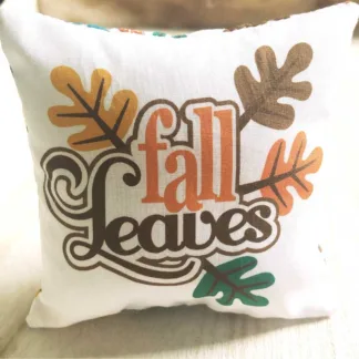 Fall Leaves: Autumn 1:12 Dollhouse Pillow