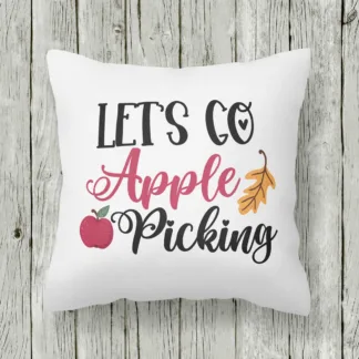 Let's Go Apple Picking: 1:12 Dollhouse Pillow