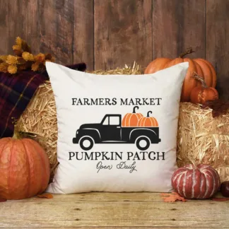 Farmers Market Pumpkin Patch 1:12 Dollhouse Pillow